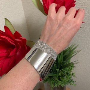 Vince Camuto Crystal silver bracelet